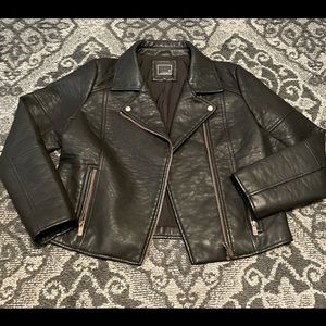 Faux leather jacket